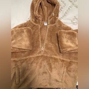 Old navy brown zip up hoodie